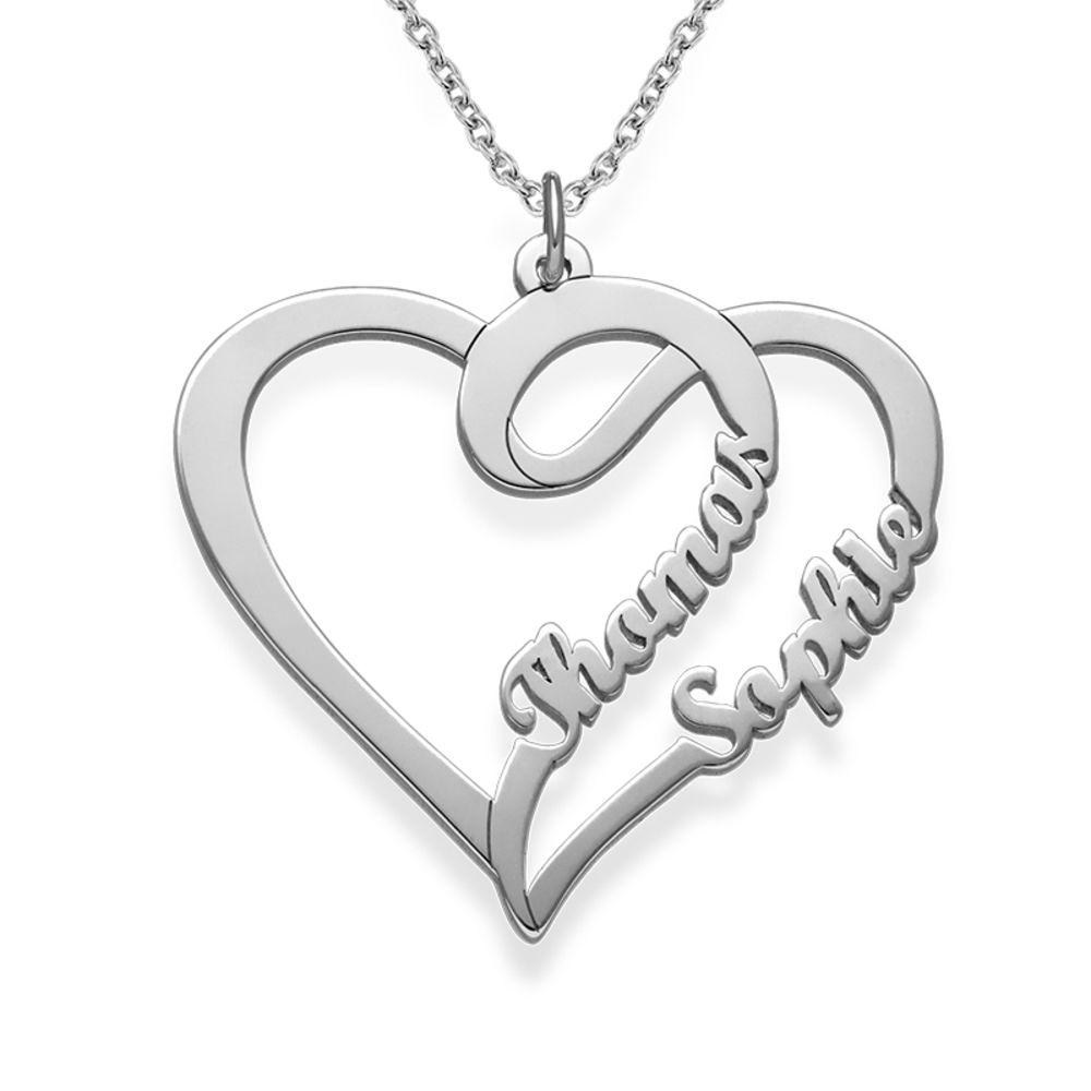 Couple Heart Necklace - My Everlasting Love Collection