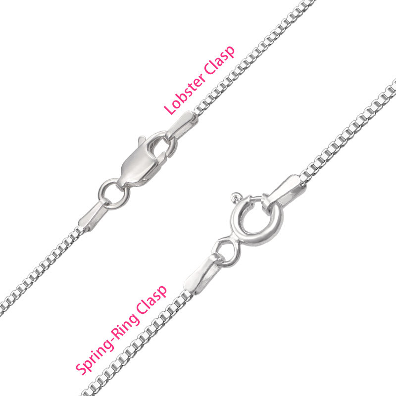 Infinity Name Necklace with Birthstones - 3