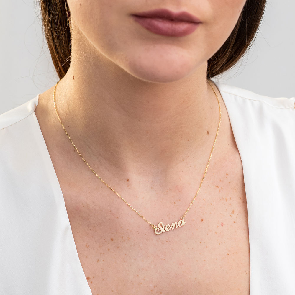 10k Gold Classic Name Necklace - 1