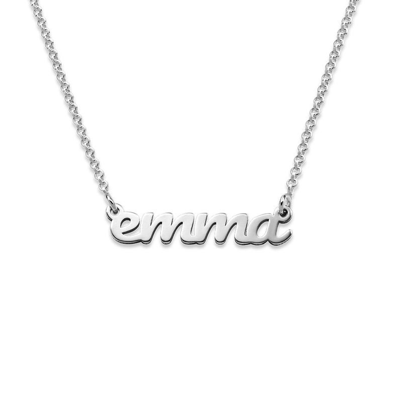 London Name Necklace in Sterling Silver - 1 product photo