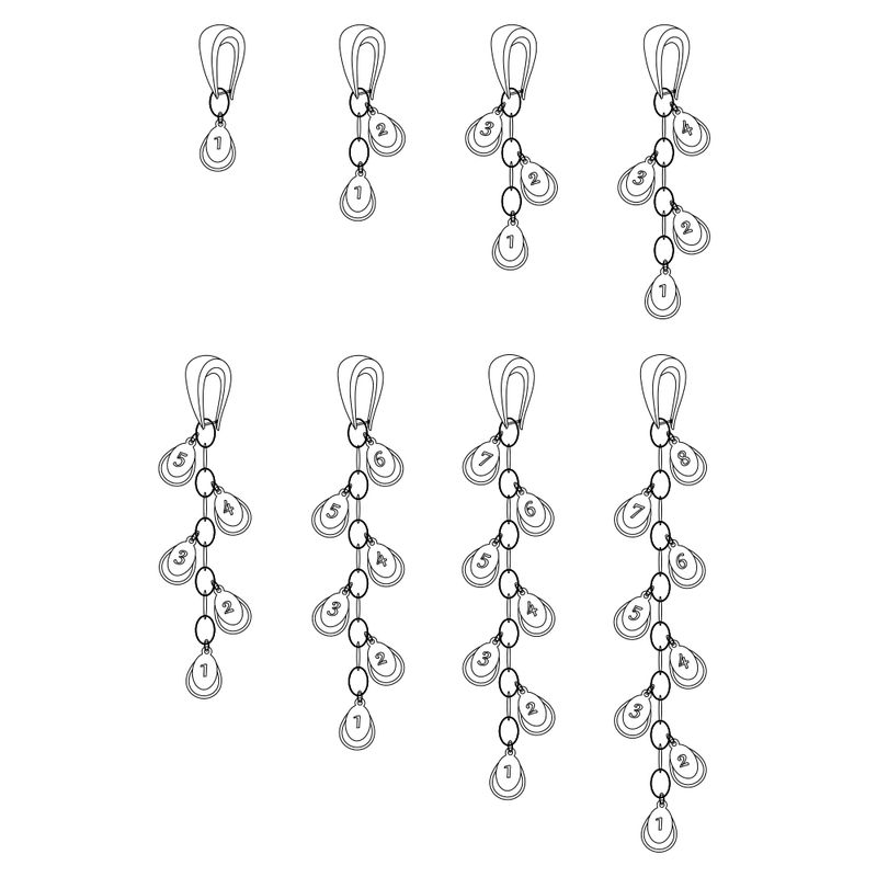 Custom Birthstone Drop Necklace for Mom in 18k Gold Vermeil - 3