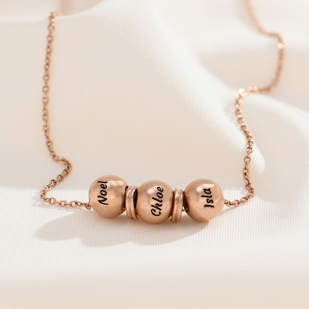 The Balance Necklace in 18k Rose Gold Plating - 1