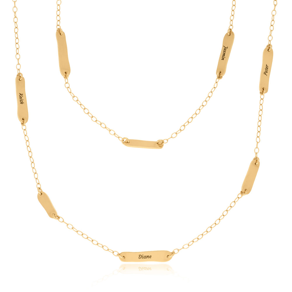 The Milestones Necklace in 18k Gold Plating