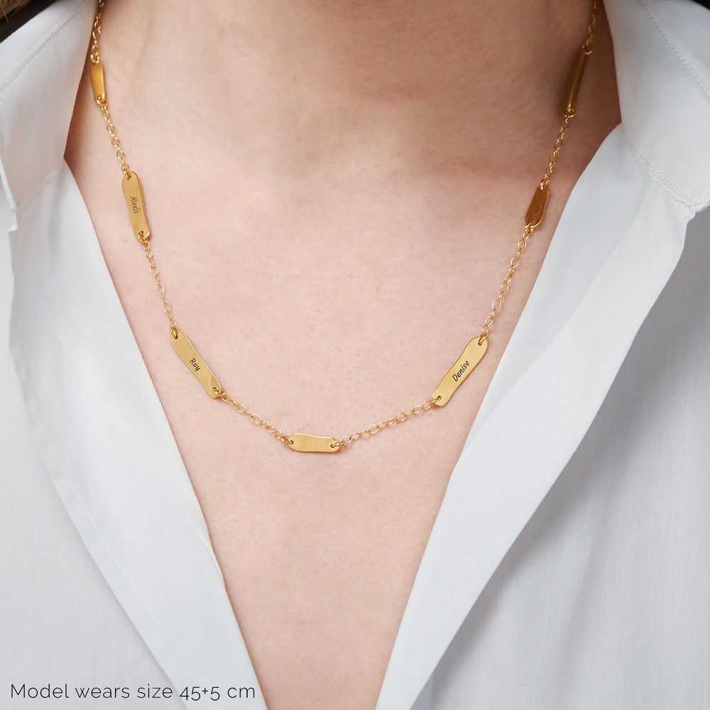 The Milestones Necklace in 18k Gold Plating - 4