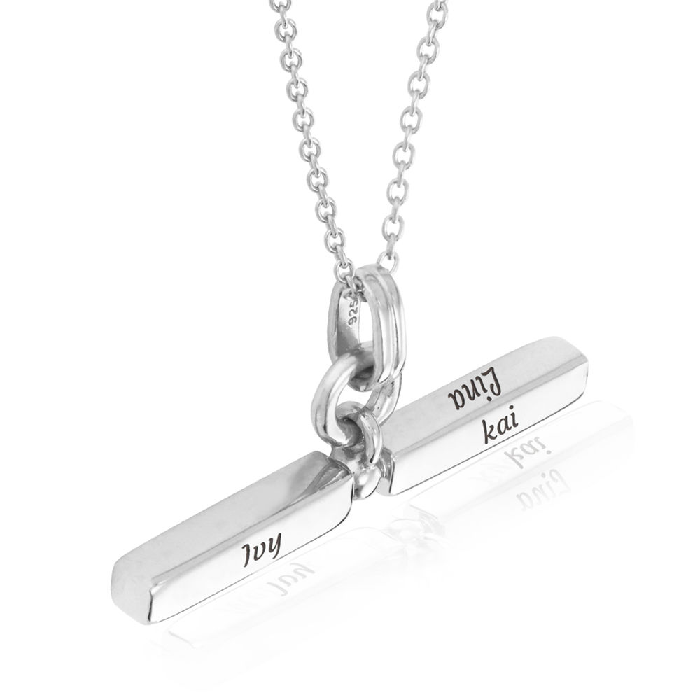 MYKA T- Bar Necklace in Sterling Silver - 1