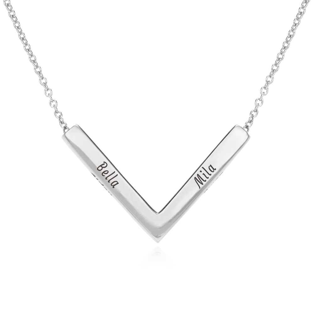 MYKA V-Necklace in Sterling Silver