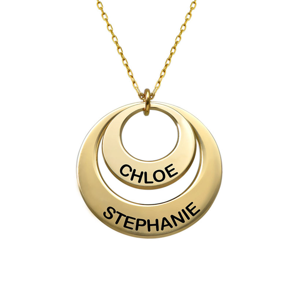 Jewelry for Moms - Disc Necklace in 10K Gold - 2