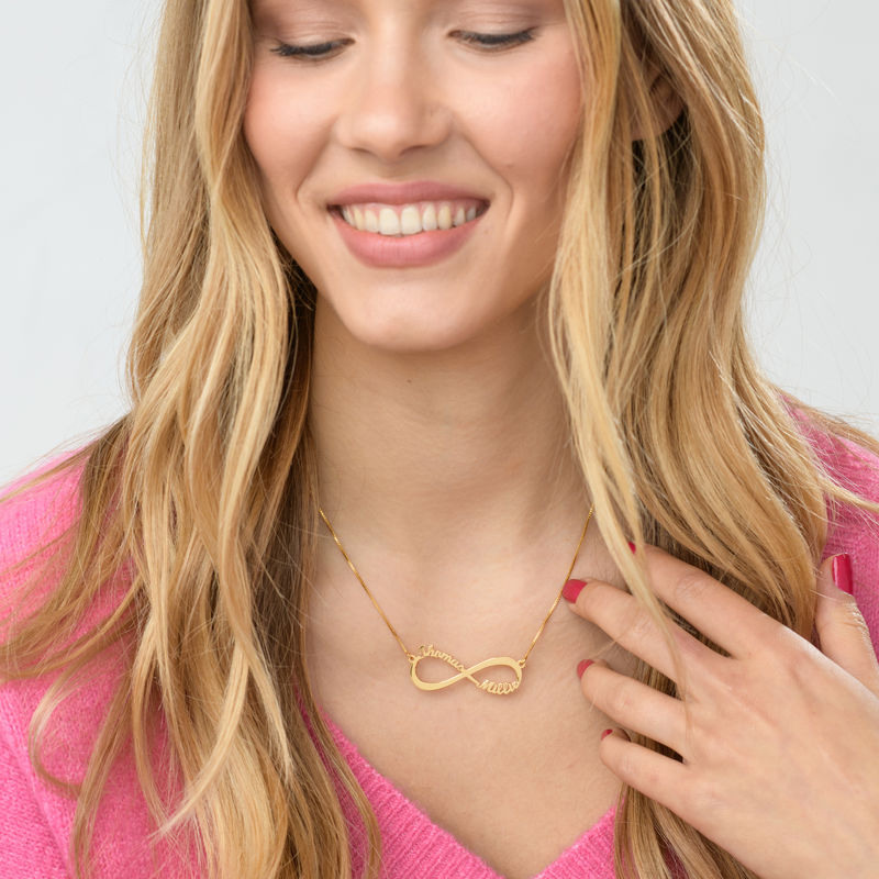 Infinity Name Necklace in Gold Vermeil - 3