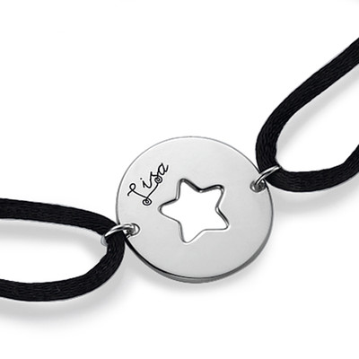 Cut Out Star Bracelet in Sterling Silver - 1