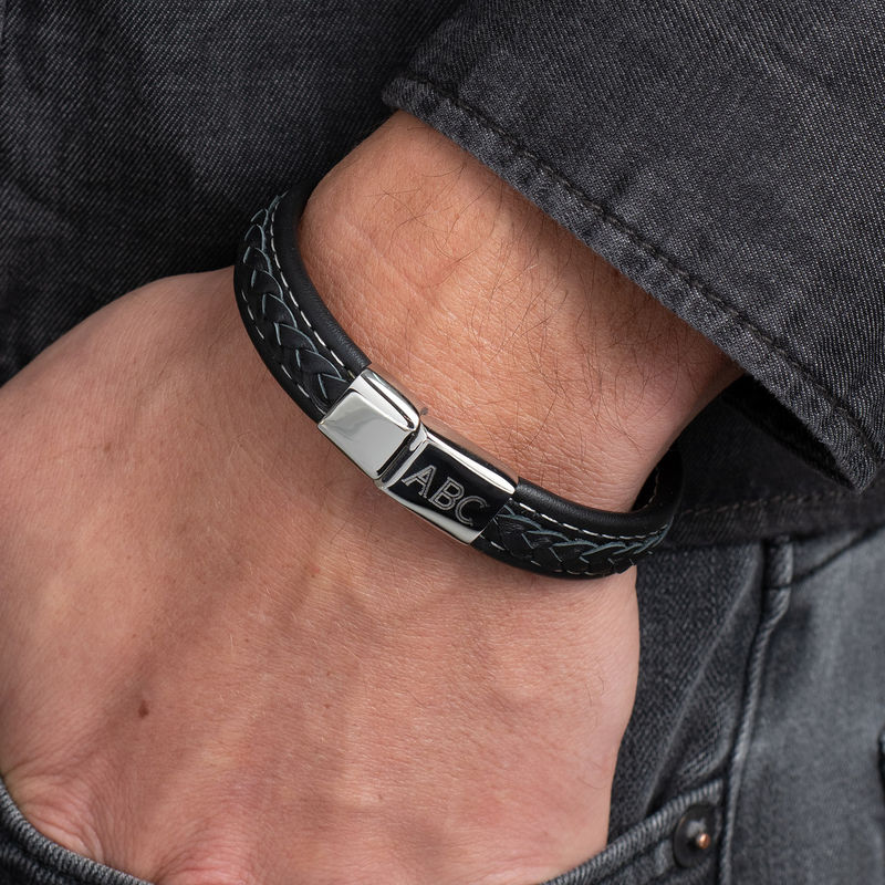 Mens Bracelet with Initials - 3