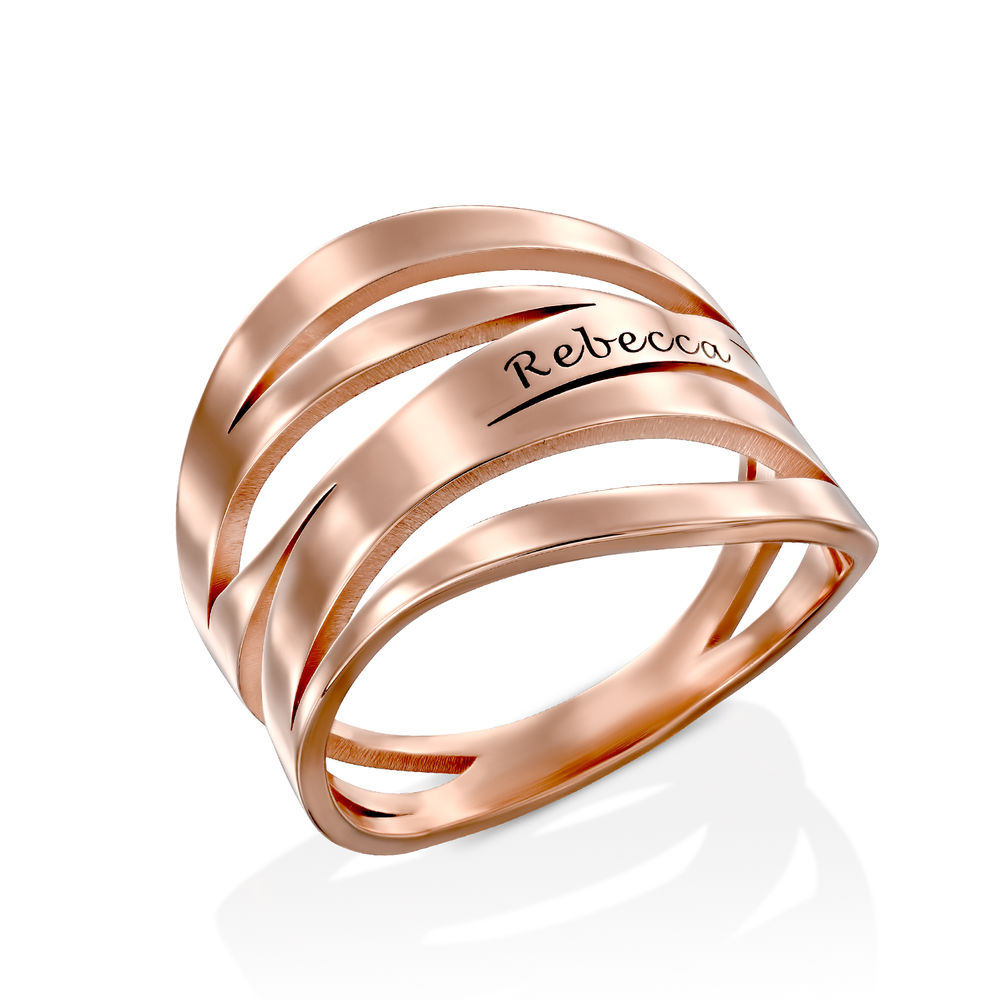 Margeaux Custom Ring in Rose Gold Plating