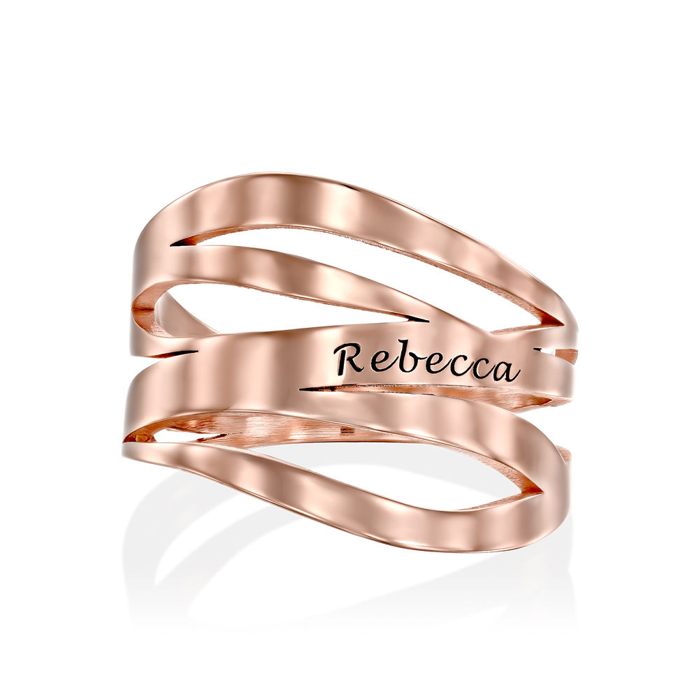Margeaux Custom Ring in Rose Gold Plating - 1