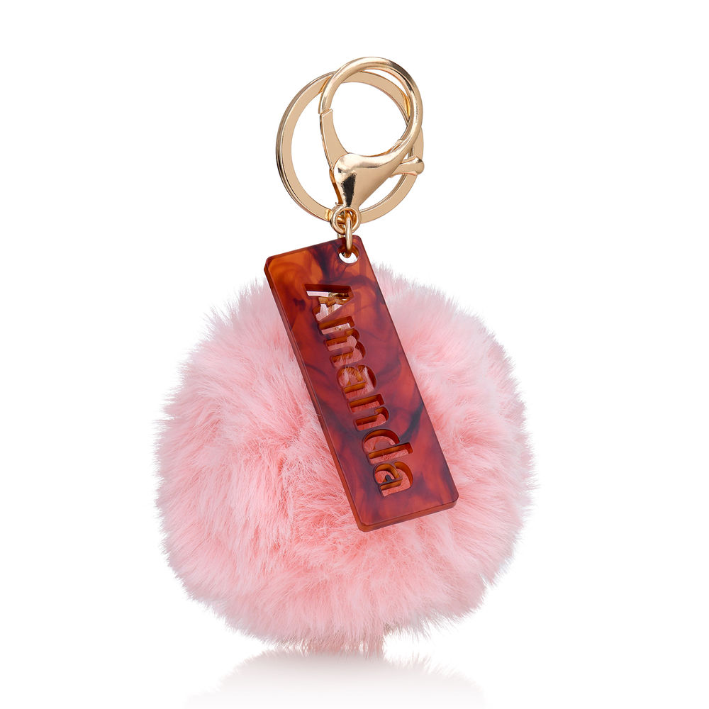 Custom Pom Pom Keychain & Bag Charm - 1 product photo