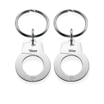 Handcuff Keychain Set for Two
