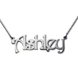 Sterling Silver Name Necklace product photo