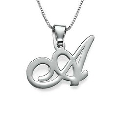 Miley Style Sterling Silver Name Necklace product photo