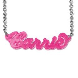 Classic Carrie-Style Color Name Necklace product photo