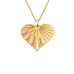 Family Necklace in 18k Gold Vermeil - Mini design product photo