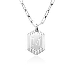 Cupola Link Chain Necklace in Sterling Silver product photo