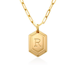 Cupola Link Chain Necklace in Vermeil product photo