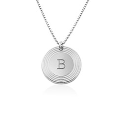 Fontana Initial Necklace in Sterling Silver product photo