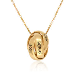 Trinity Necklace in 18k Gold Plating product photo