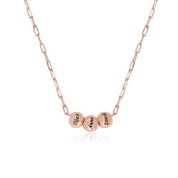 What Goes Around Necklace in 18k Rose Gold Plating product photo