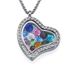 Birthstone Charms Floating Locket product photo