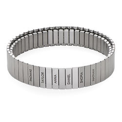 Stretched Watch Band Braclet for Men in Stainless Steel product photo