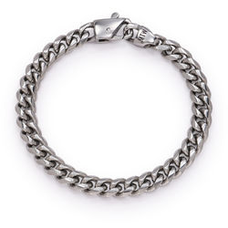 Initial Cuban Chain Bracelet for Men product photo