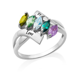 Birthstone Ring for Mom product photo