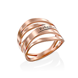 Margeaux Custom Ring in Rose Gold Plating product photo