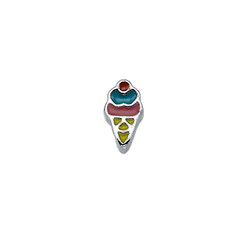 Ice Cream Cone Charm for Floating Locket product photo
