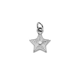 Star Charm in Sterling Silver for Linda Necklace product photo
