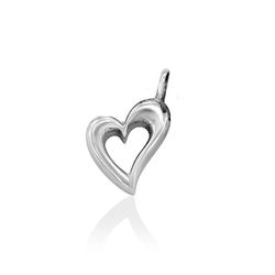 Heart Charm in Sterling Silver for Linda Necklace product photo